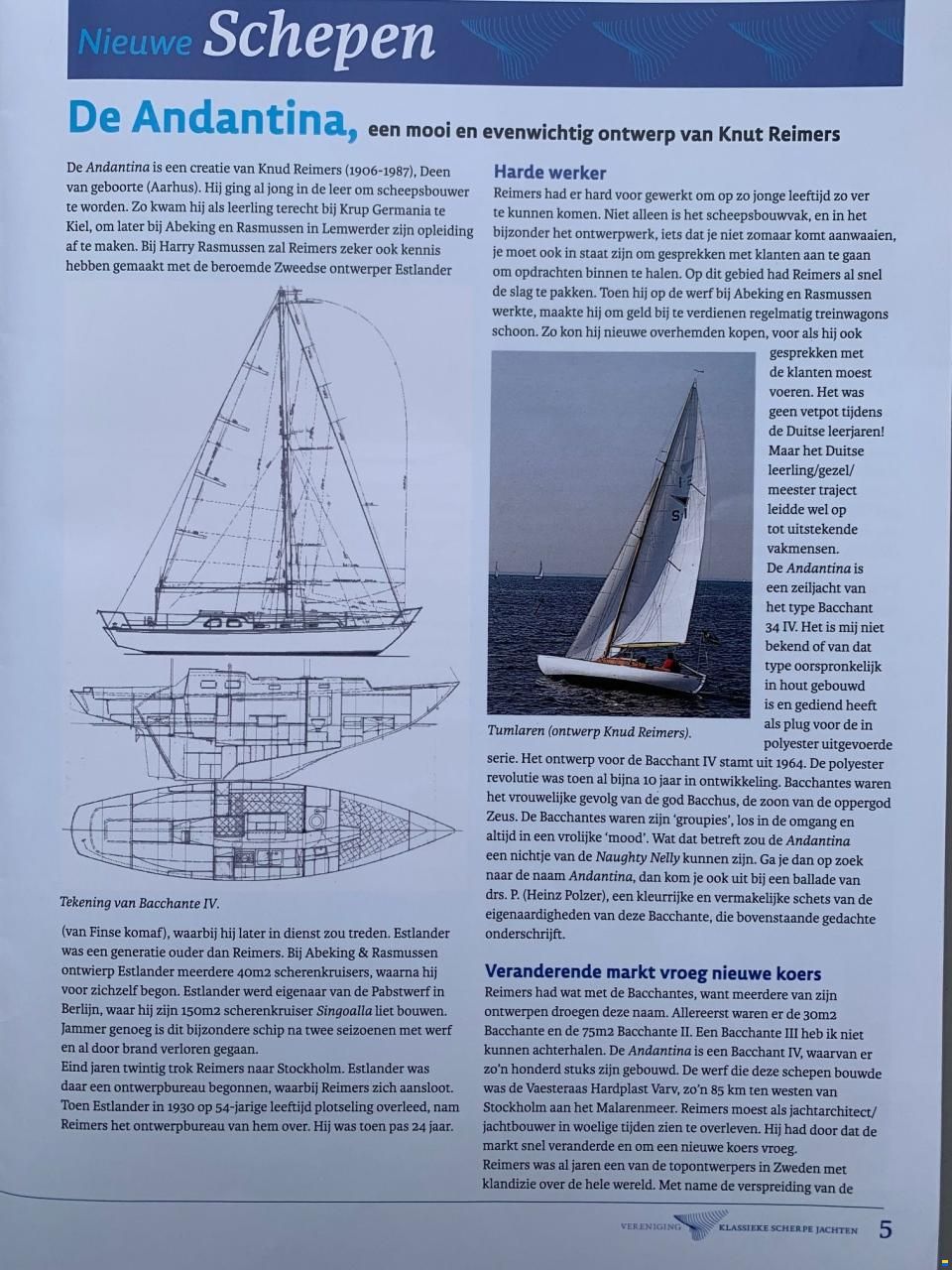 Classic Sailing Yacht/Bacchant IV (Zwede