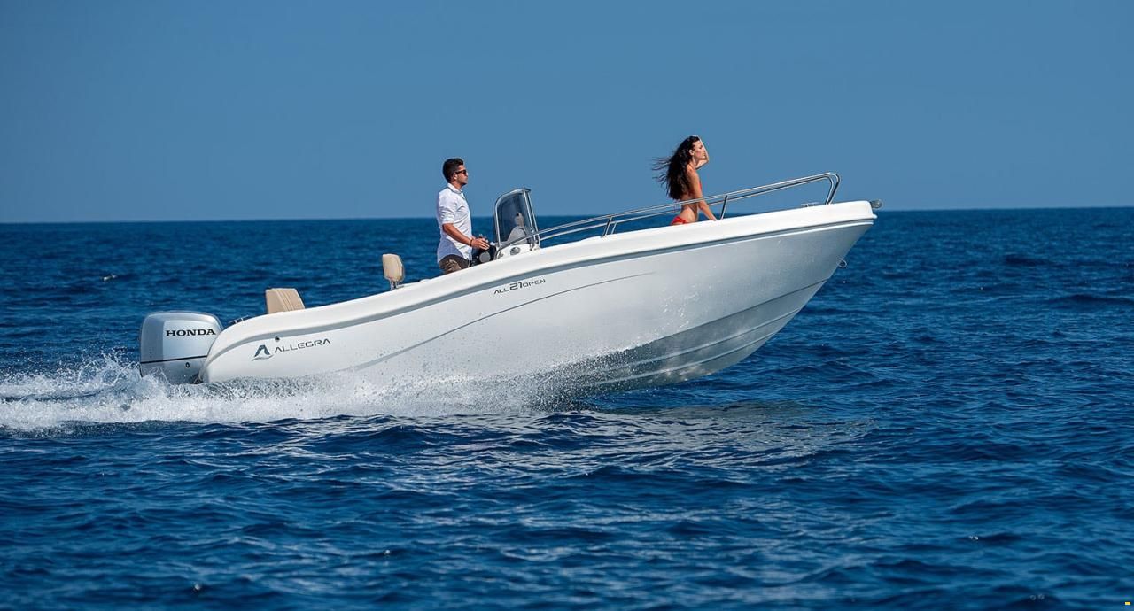 Allegra 21 open + motore Honda BF100