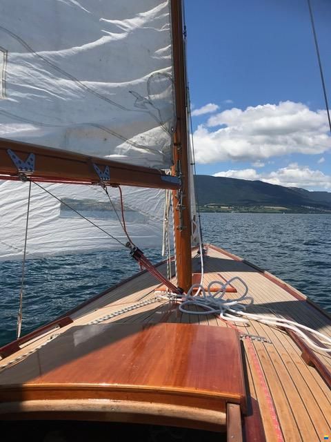 Folkeboot Begré-Folkeboot in Mahagoni