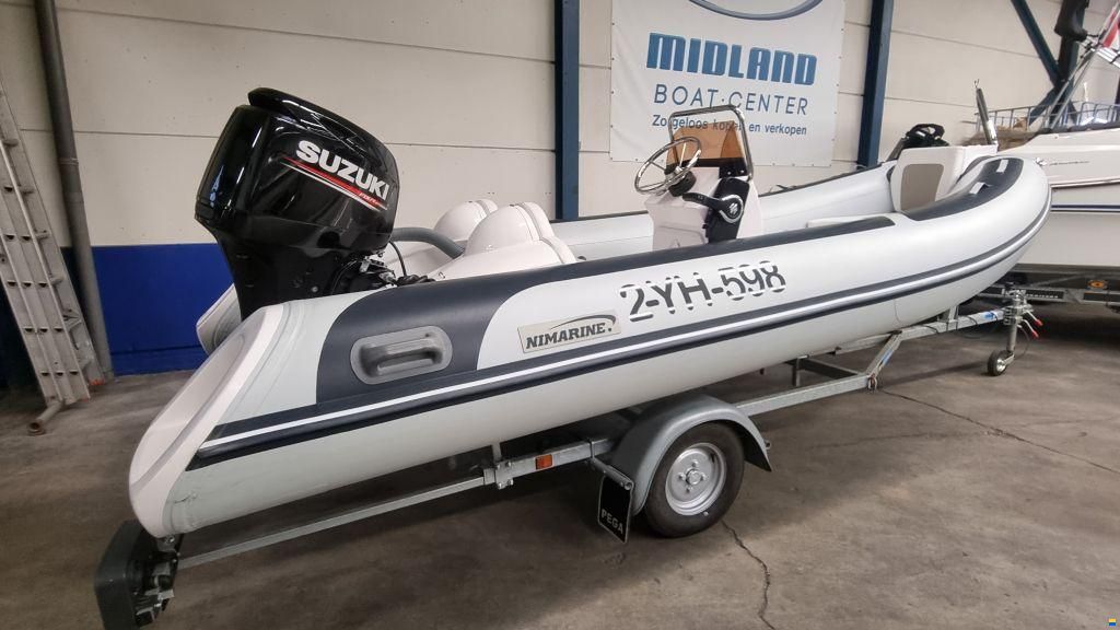 Nimarine MX 450 RIB (2021) met Suzuki DF40A en tr