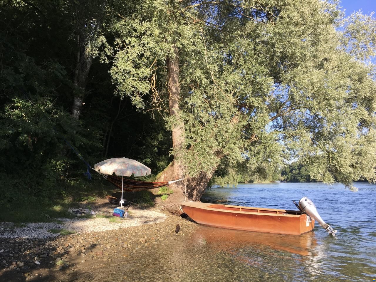 Holzboot in Weidlingsform-Matter Bootbau