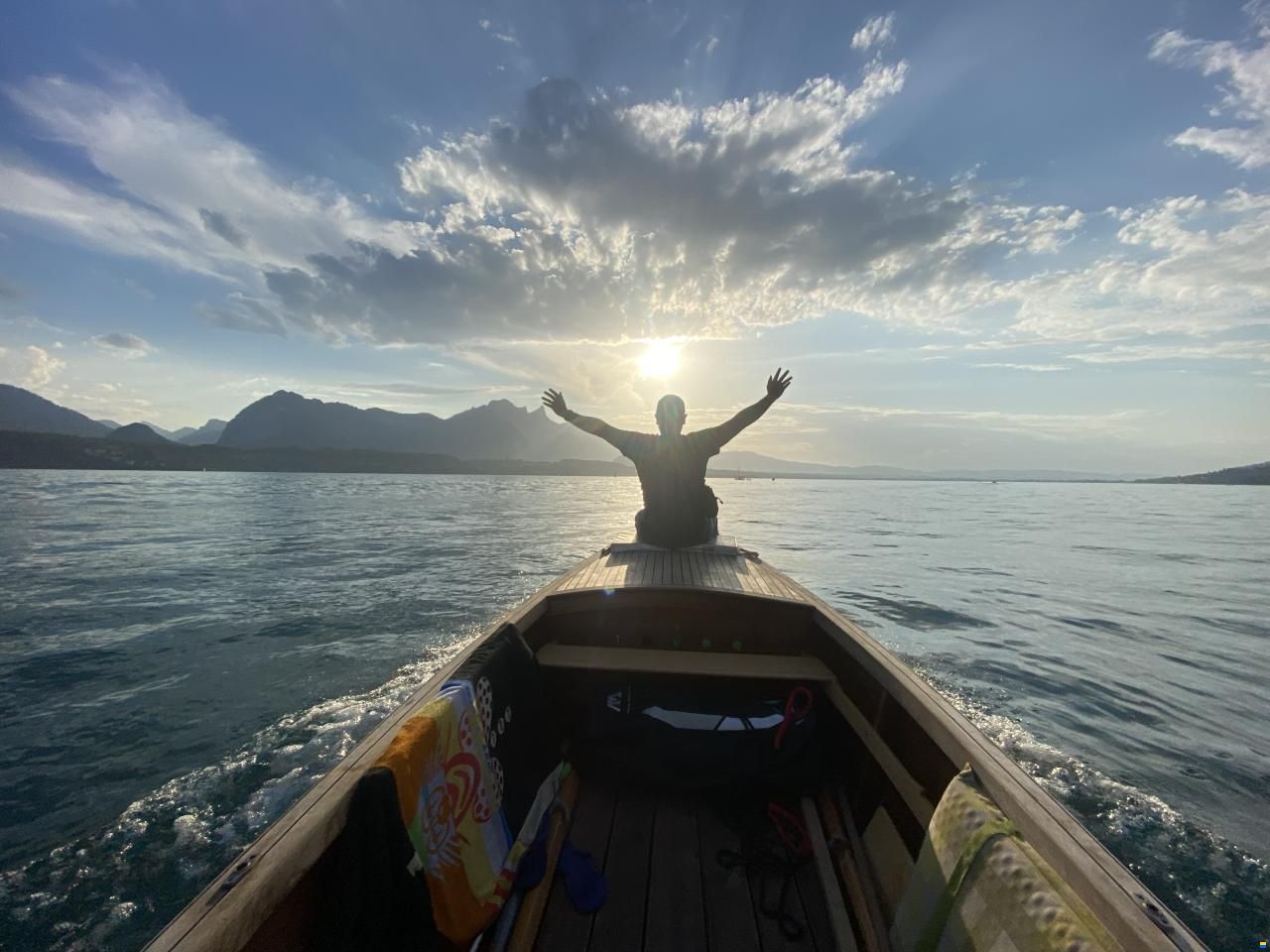 Holzboot in Weidlingsform-Matter Bootbau