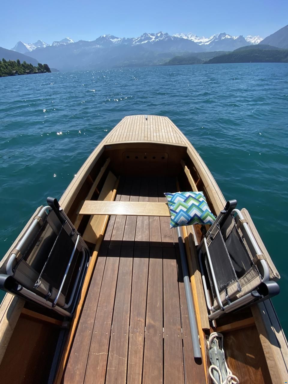 Holzboot in Weidlingsform-Matter Bootbau