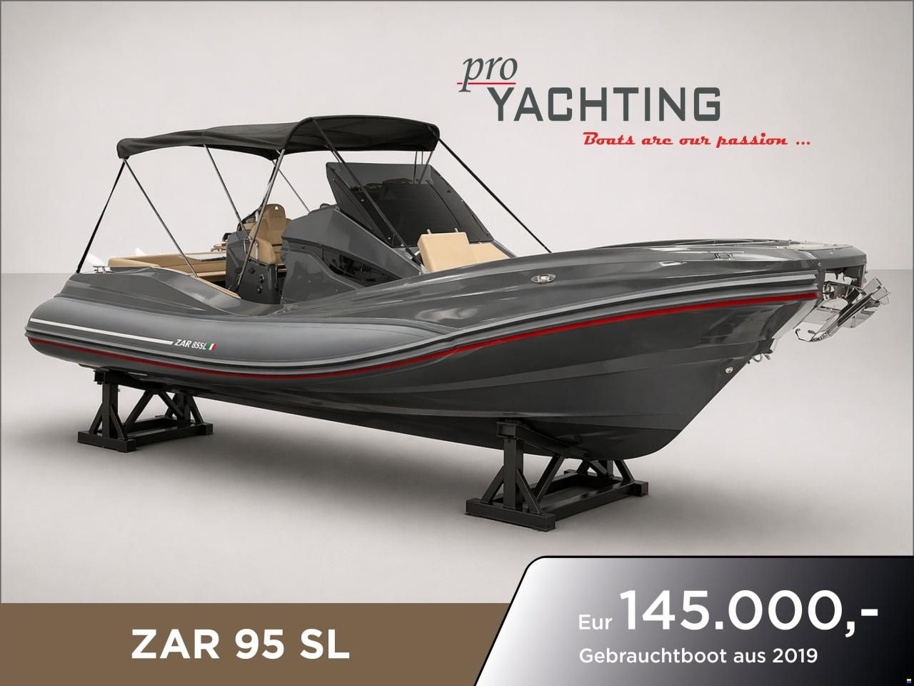 ZAR Formenti ZAR 95SL mit 2x300 Evinrude
