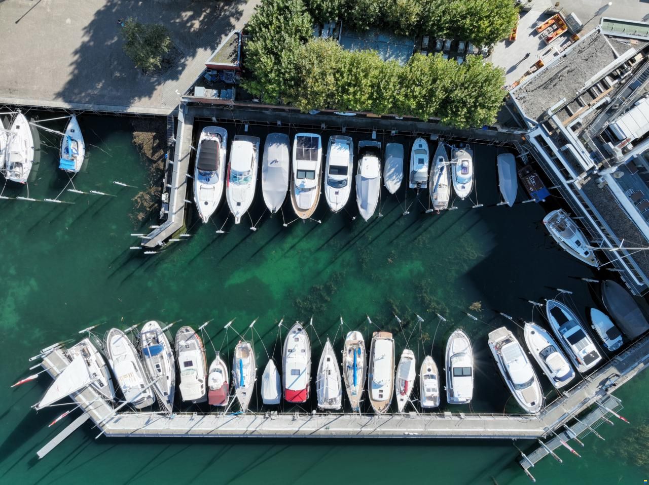 Hafenplatz im Yachthafen Rorschach