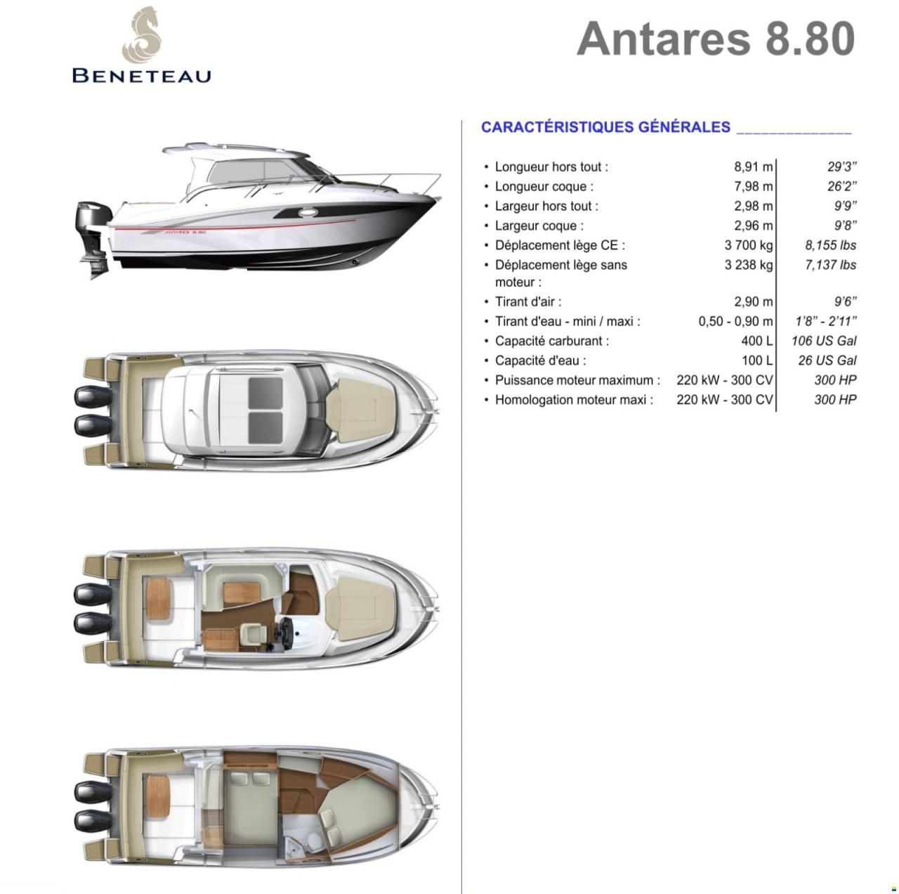 Beneteau Antares 880