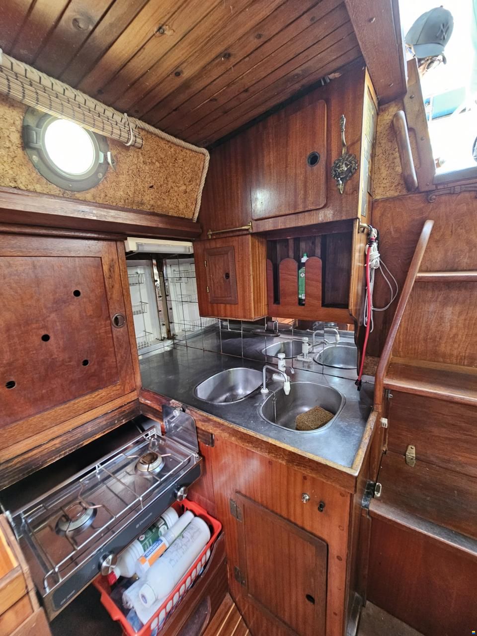 Ketch en bois 11m à restaurer