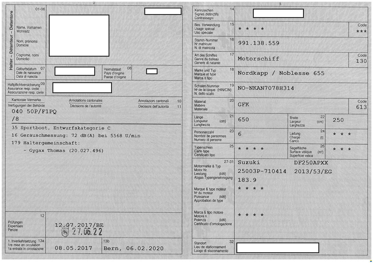 Nordkapp Noblesse 655
