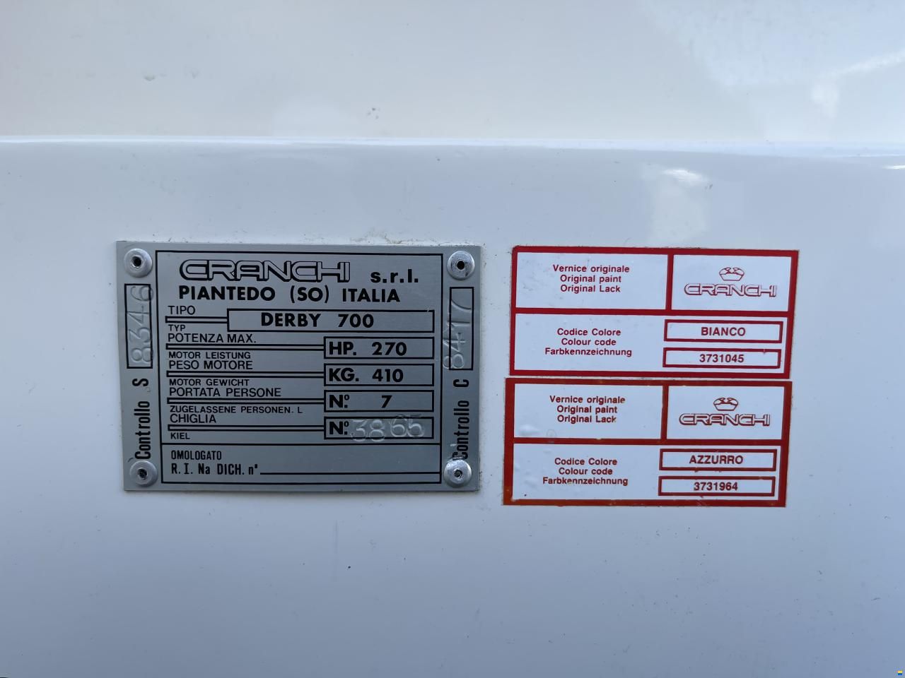 Cranchi Derby 700