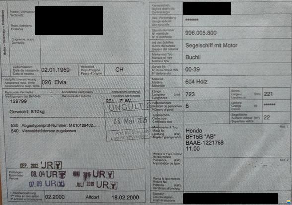 Gaffelsegler Bootbau Buchli