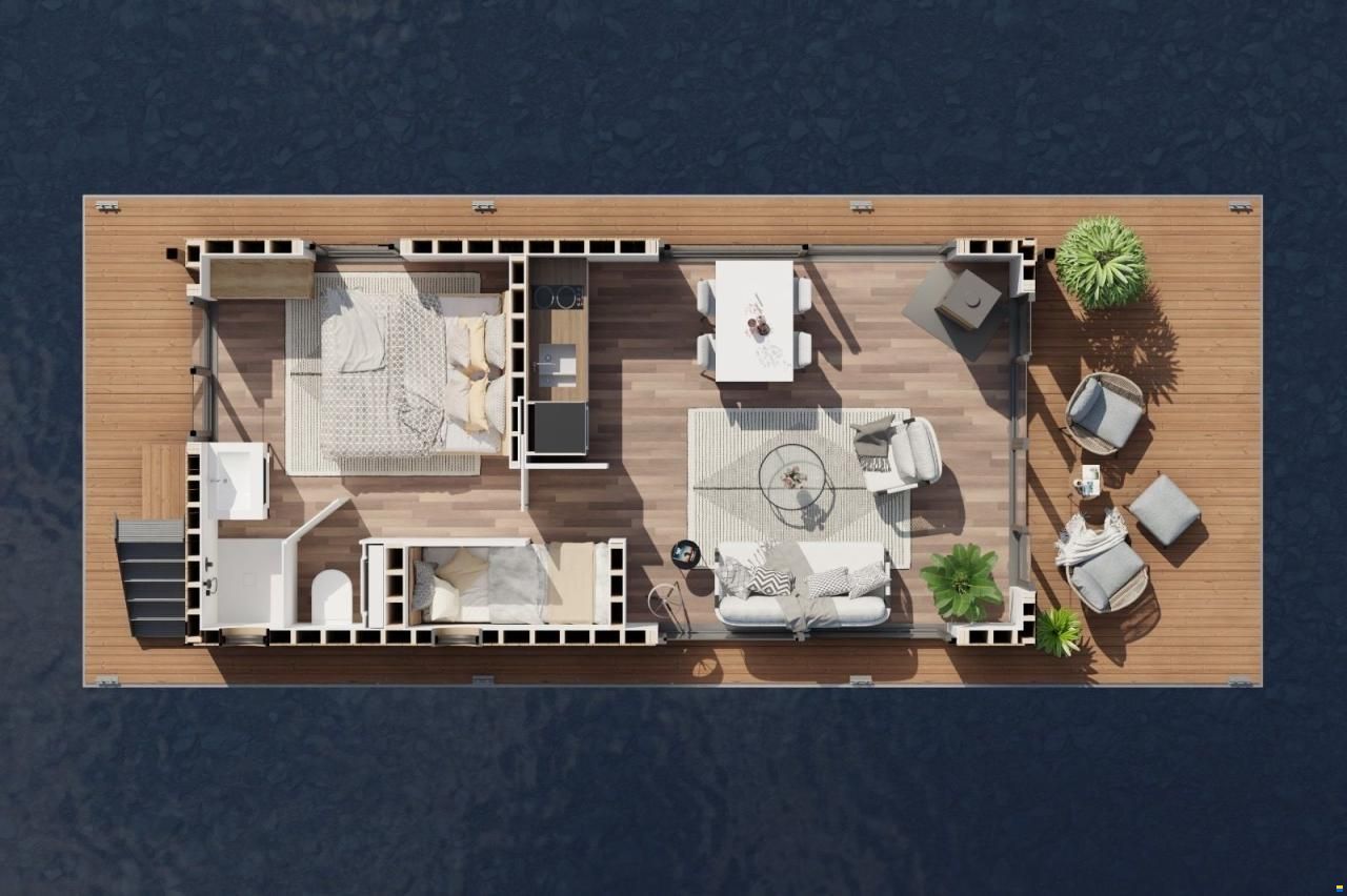 Surla 12 NIEUW Houseboat Evt. Met (koop)