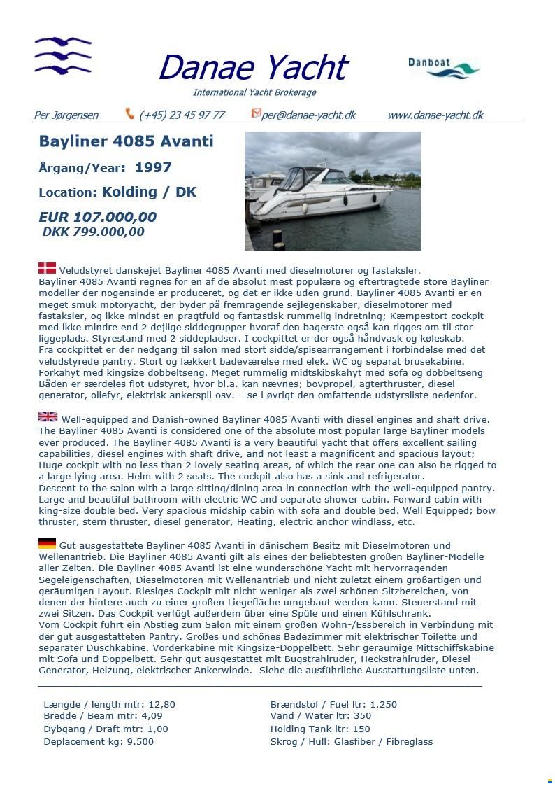 Bayliner 4085 Avanti