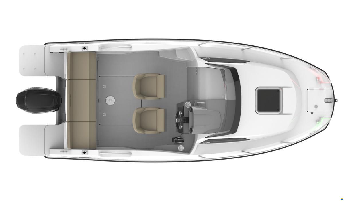 Quicksilver 555 Cabin mit 80PS und Trailer