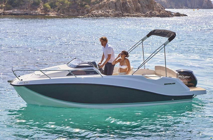 Quicksilver 555 Cabin mit 80PS und Trailer