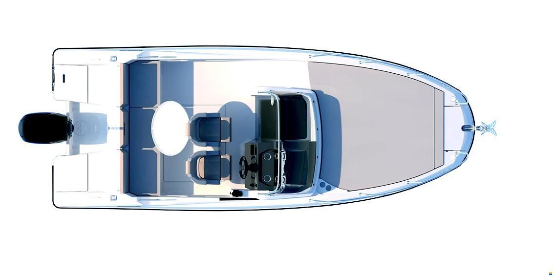 Quicksilver Activ 675 Sundeck  und Trailer