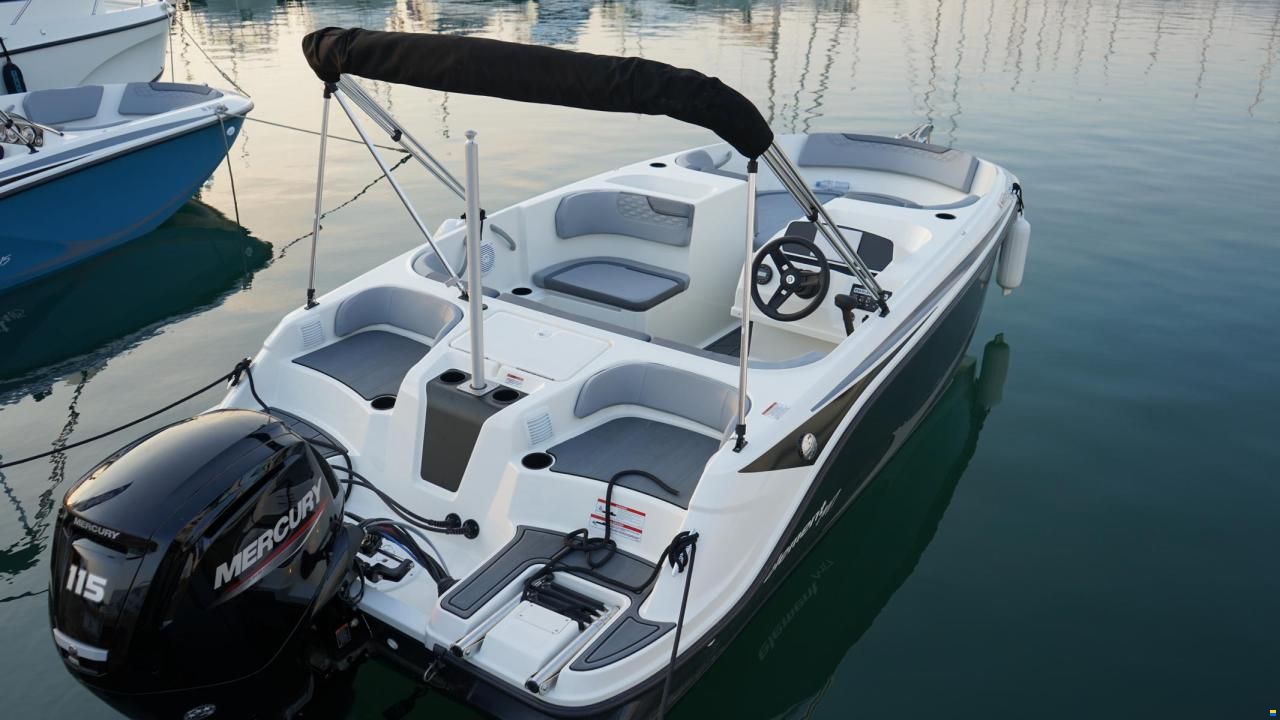 Bayliner Element M17  und Trailer, 525 Axess