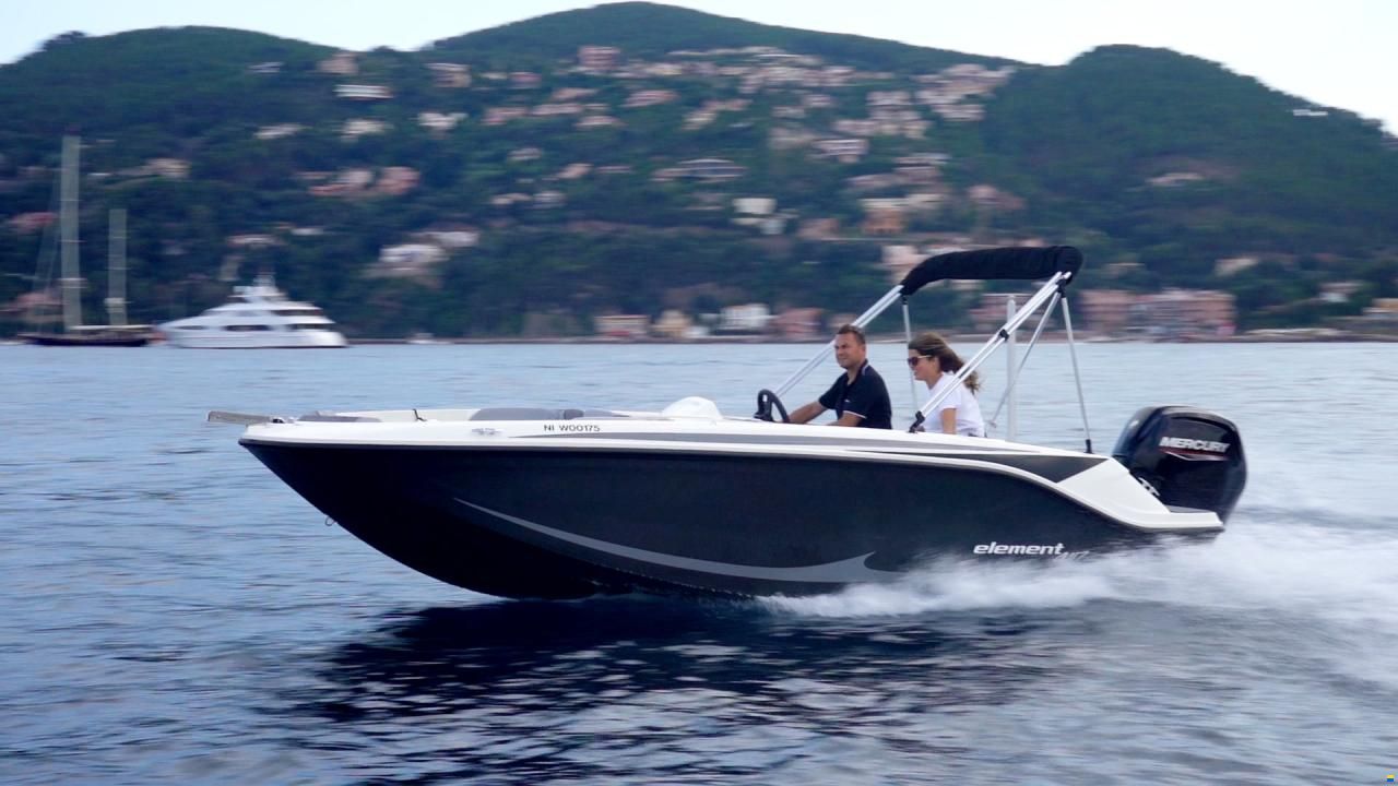 Bayliner Element M17  und Trailer, 525 Axess
