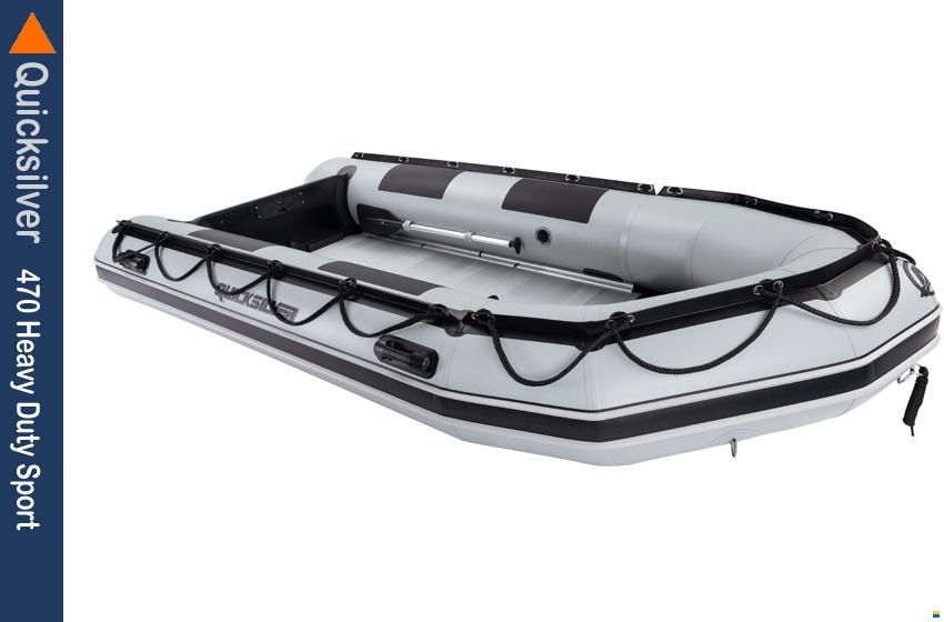 Quicksilver Inflatables 470 Heavy Duty Sport PVC AluBoden