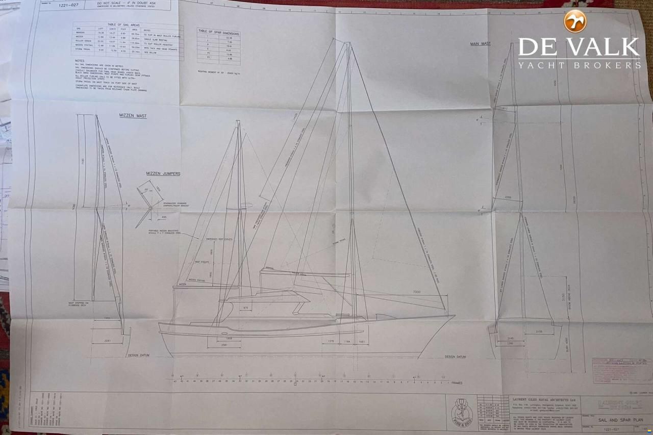 Laurent Giles Motorsailer Steel 23m