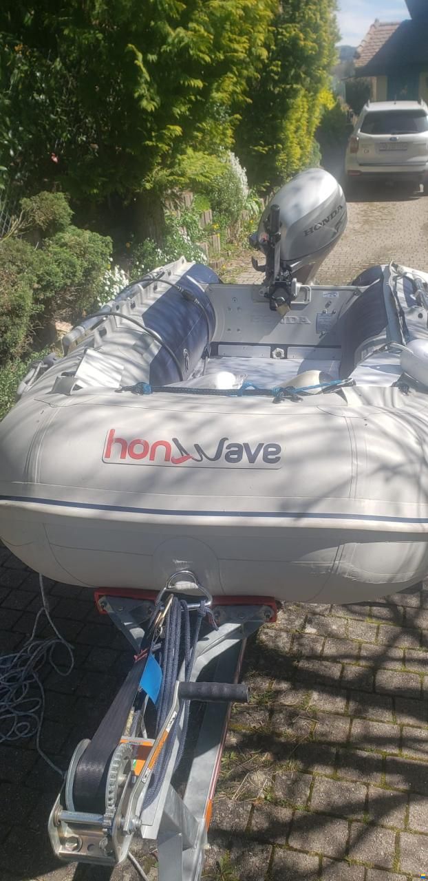 Honda Honwave T30 y compris remorque et accessoires