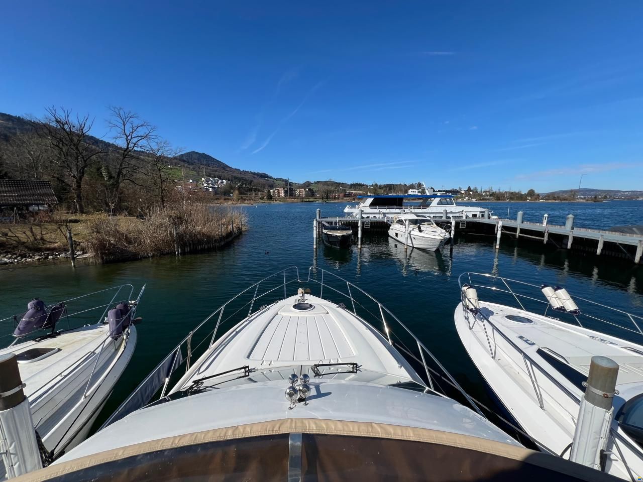 Motorboot Liegeplatz