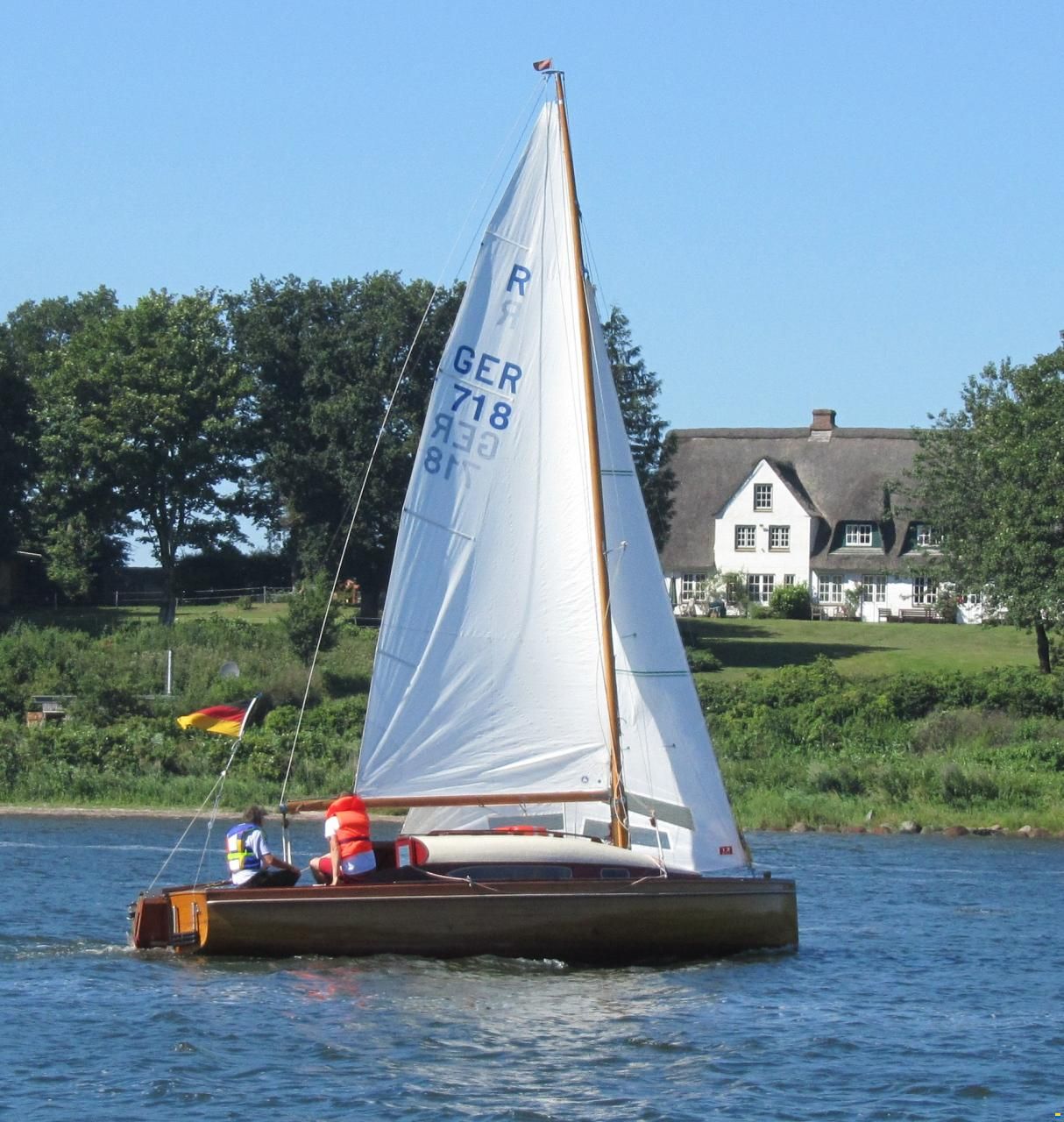 Max Thiele 20er Vollholz-Jollenkreuzer
