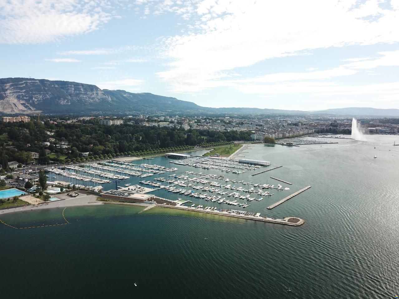 Place d'amarrage Genève rive gauche