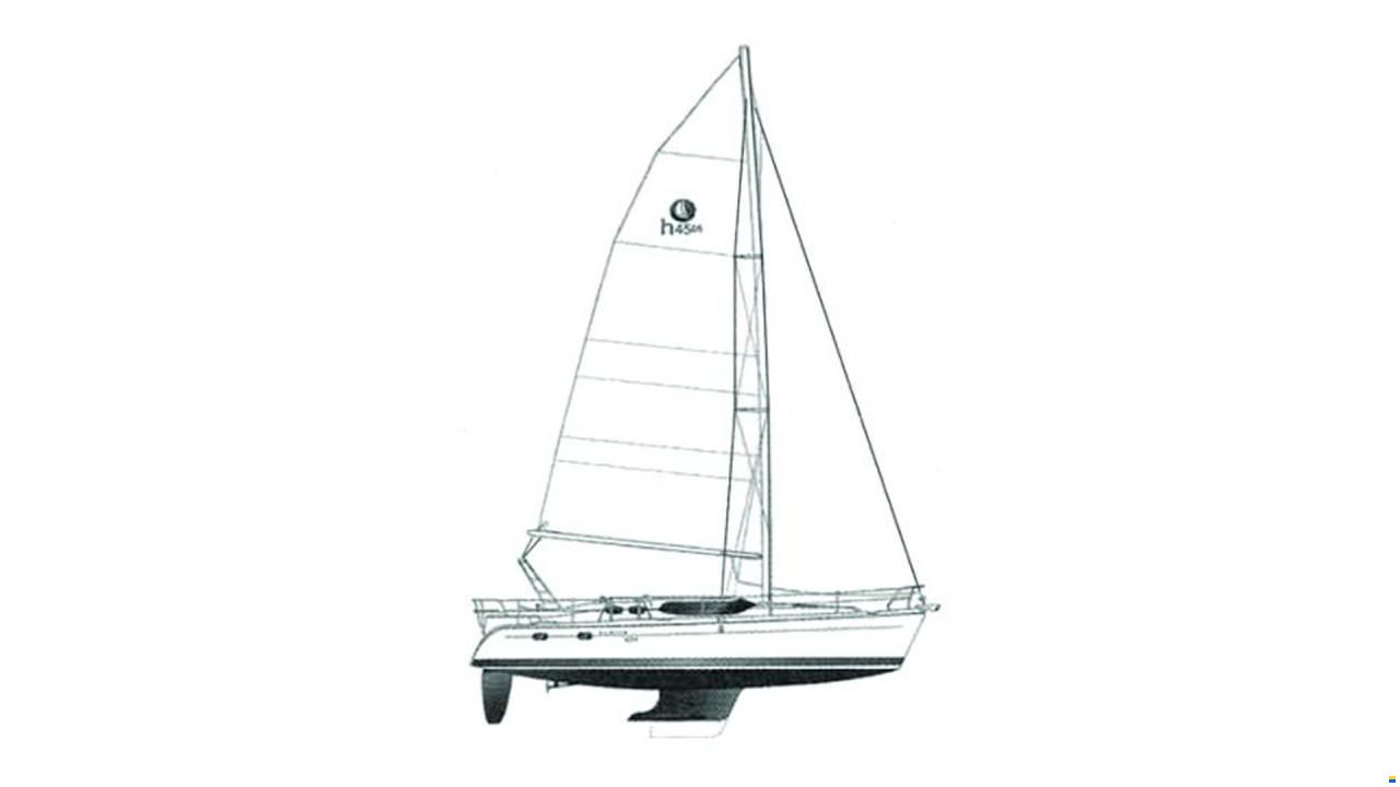 HuntYachts HUNTER 45DS | strong deck saloon yacht