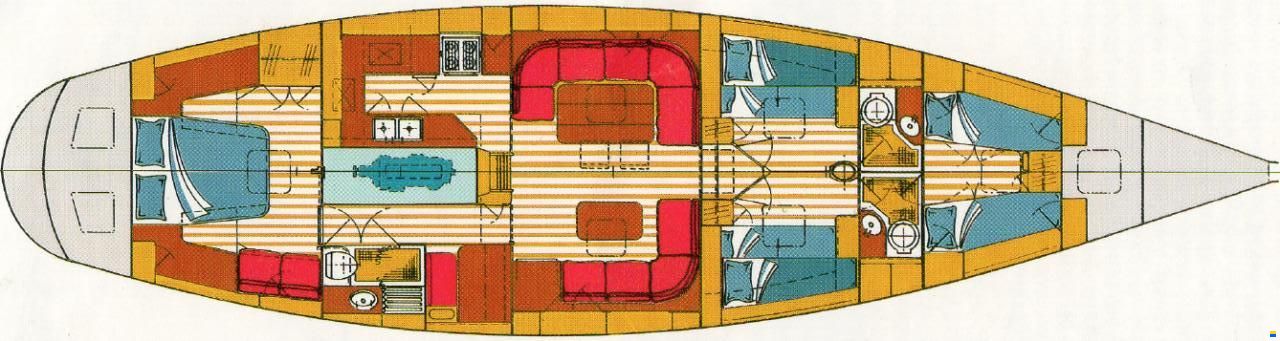 Southern Ocean 62 Ketch Centreboard