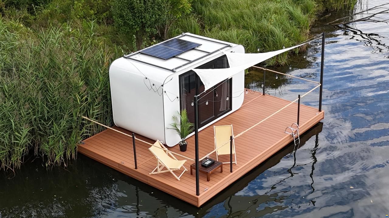 Bildermar Hausboot Houseboat ISLA POD &ndash;  Apple/Cap