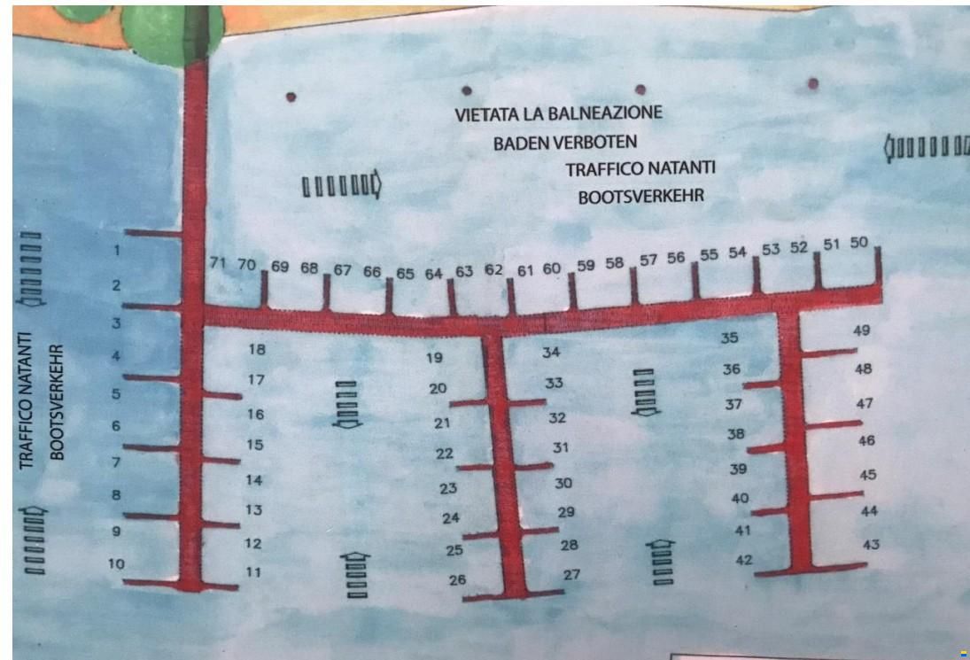 Liegeplatz am Lago Maggiore zu vermieten