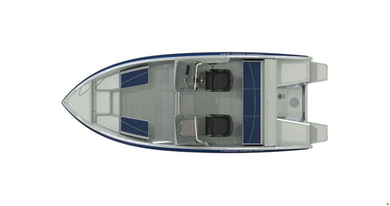 Linder Arkip 530 BR + Pre-Rigg.Yamaha+Garmin 9"