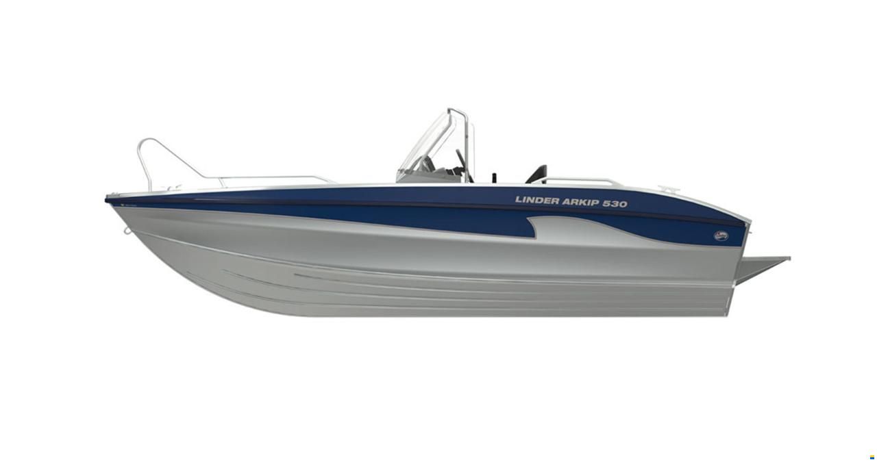 Linder Arkip 530 BR + Pre-Rigg.Yamaha+Garmin 9"