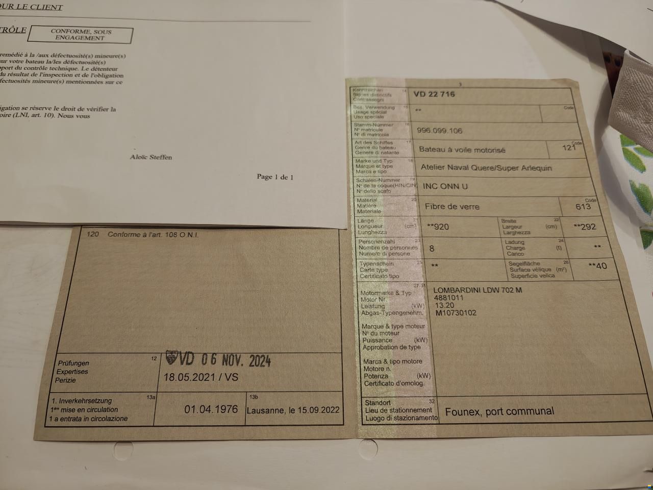 Quéré / Super Arlequin