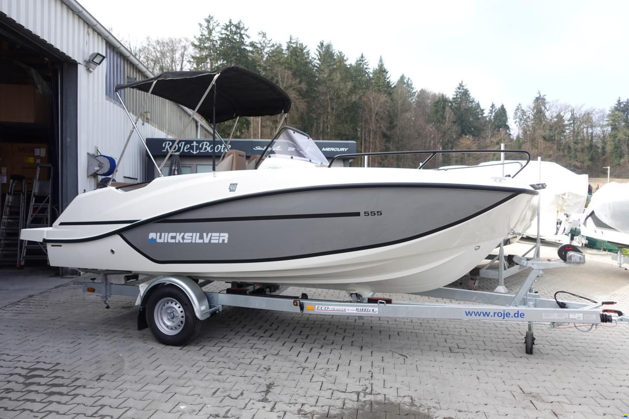 Quicksilver Activ 555 Open & Trailer (auf Lager)