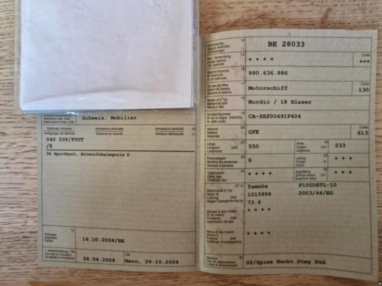 Nordic 18 Blazer, 100 PS Yamaha Motor