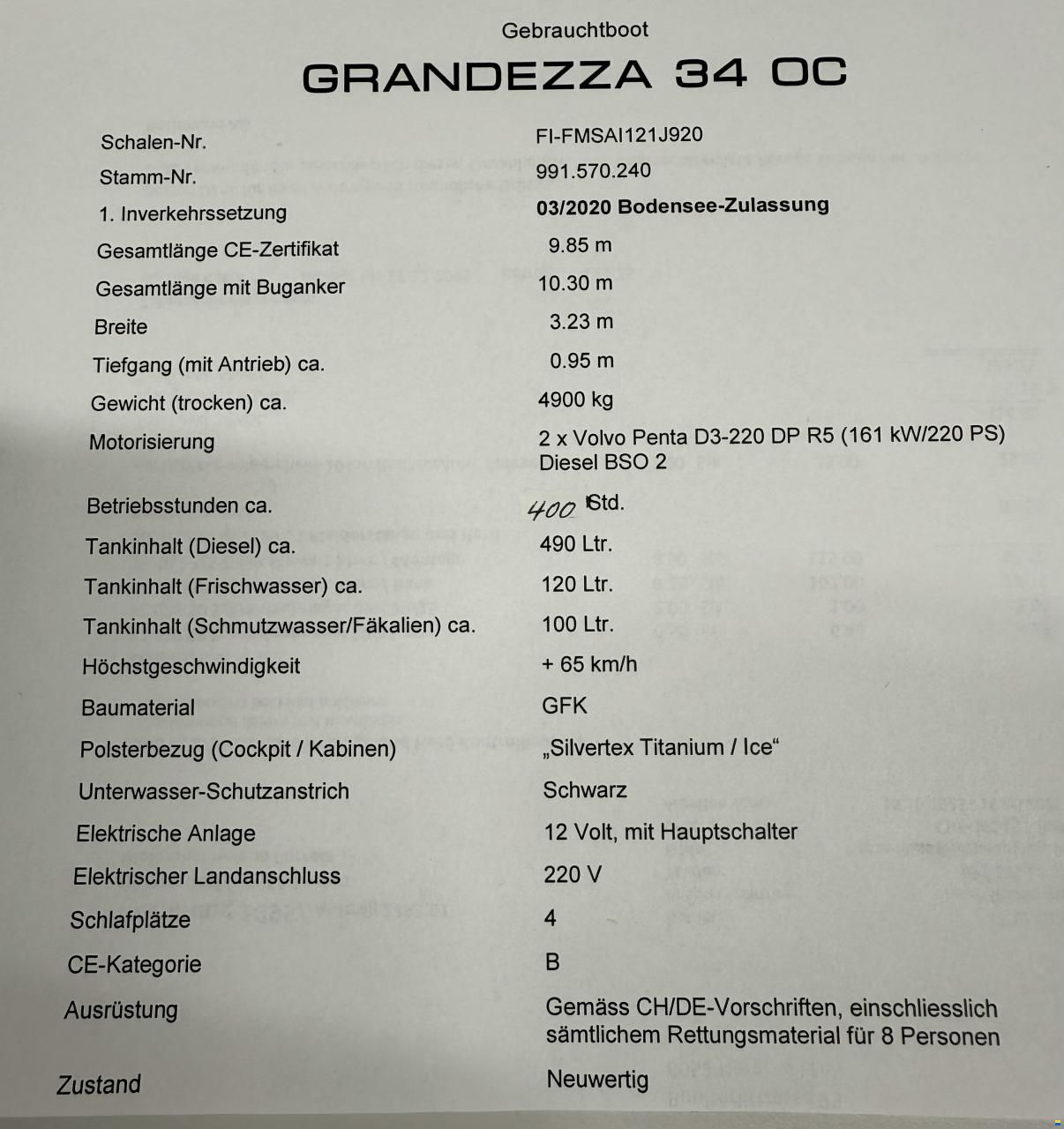Grandezza 34 OC