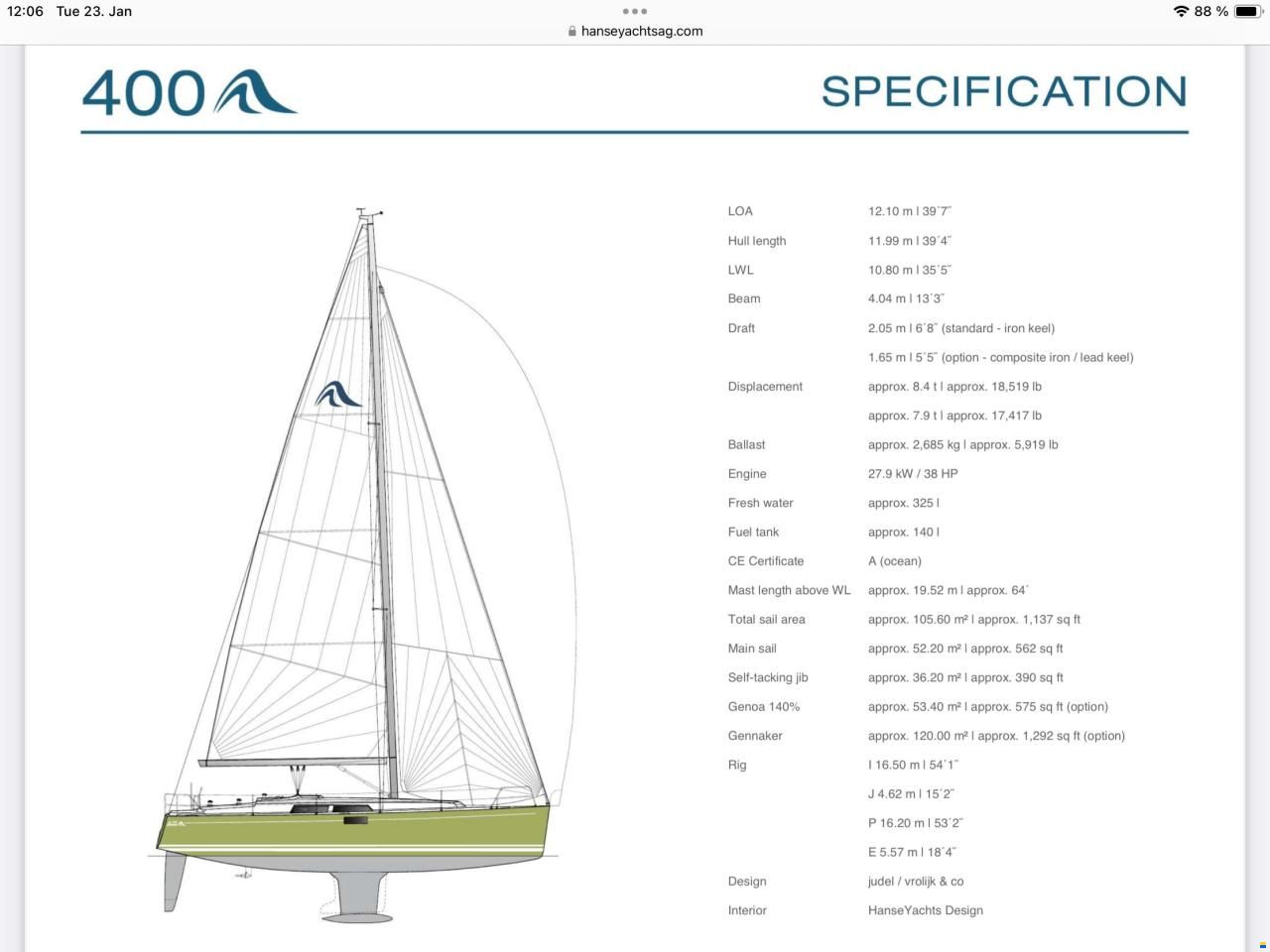 Hanse 400