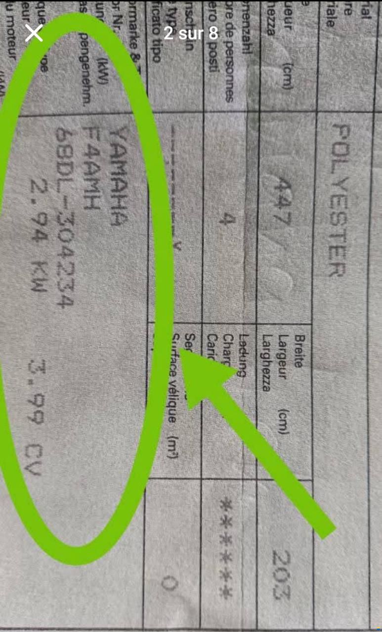 Plusieurs Moteurs inboard et hors-bord