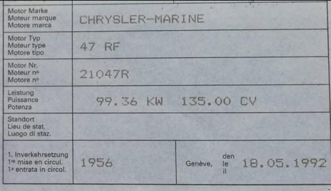 Plusieurs Moteurs inboard et hors-bord