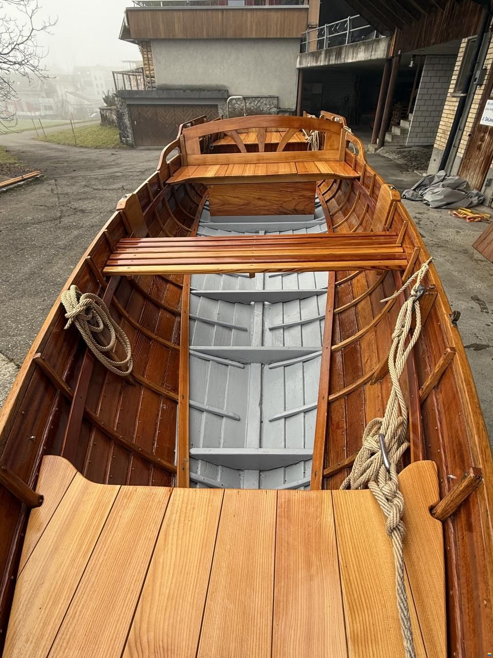 Nussbaumer Klinker Fischer- Ruderboot 1967