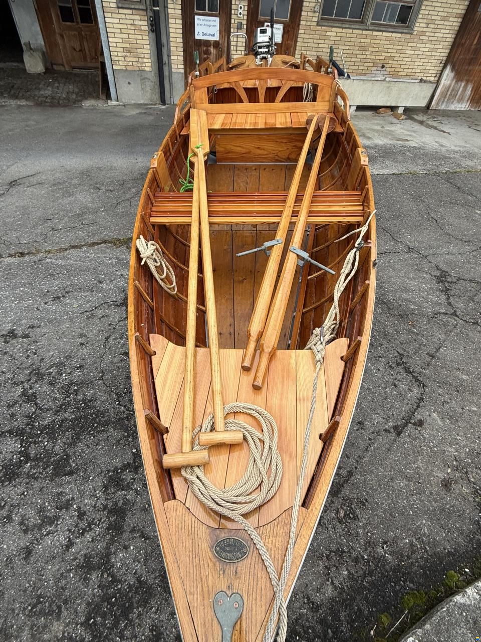 Nussbaumer Klinker Fischer- Ruderboot 1967