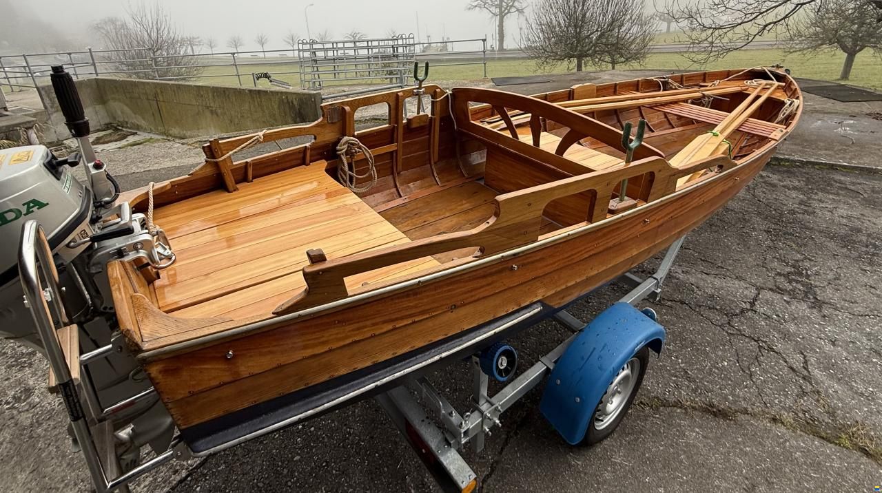 Nussbaumer Klinker Fischer- Ruderboot 1967