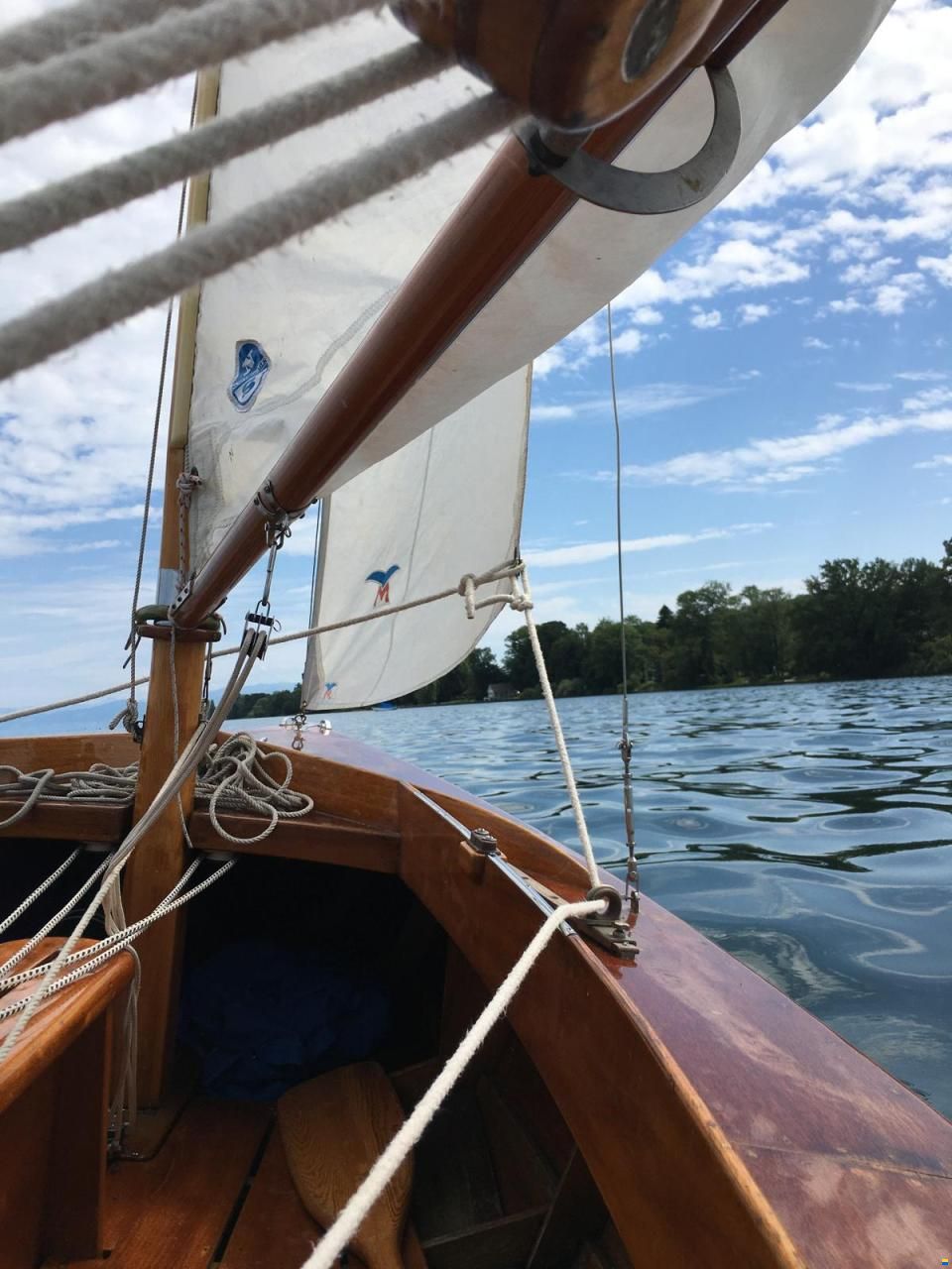 Pirat-Jolle (Massivholz/Mahagoni)