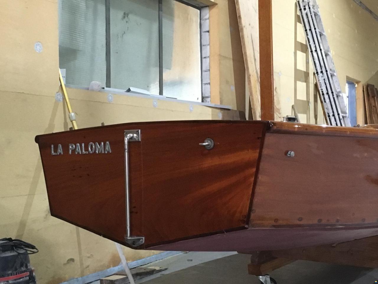 Pirat-Jolle (Massivholz/Mahagoni)