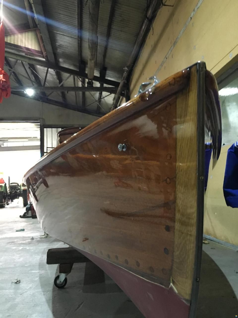 Pirat-Jolle (Massivholz/Mahagoni)