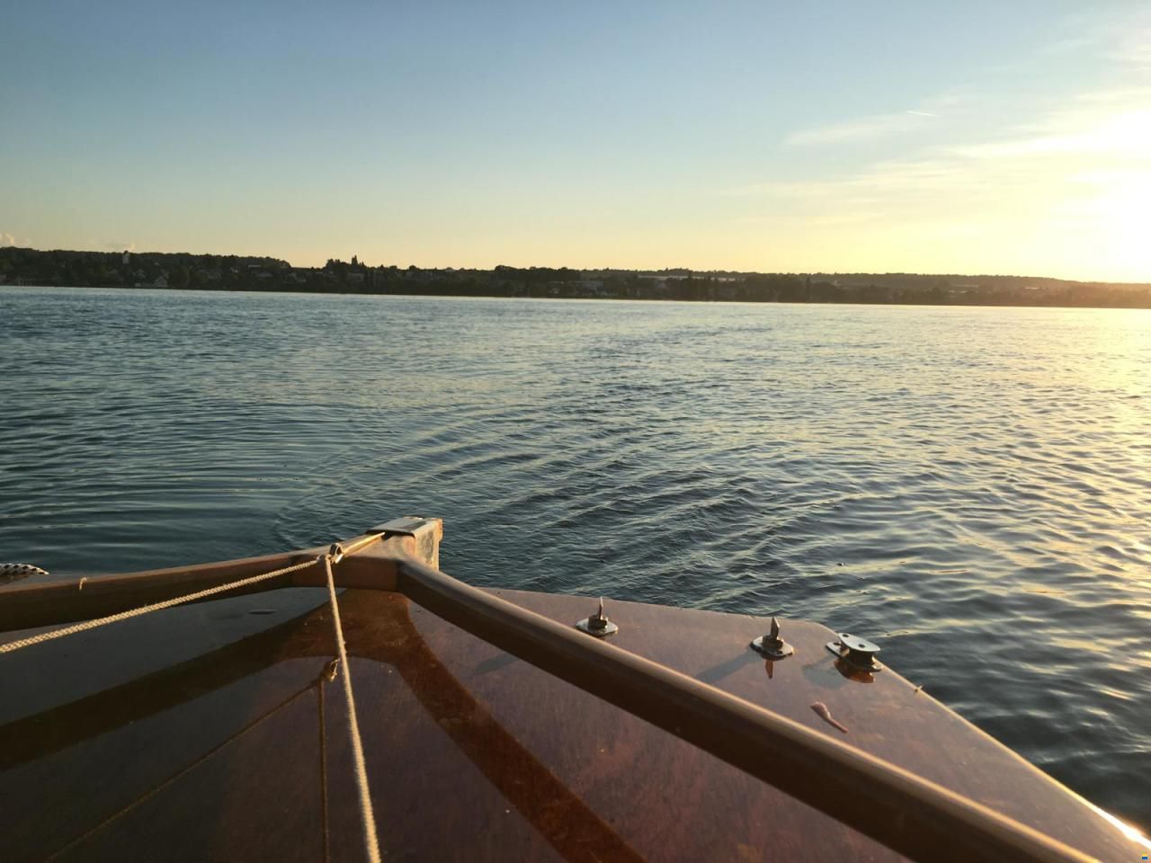 Pirat-Jolle (Massivholz/Mahagoni)