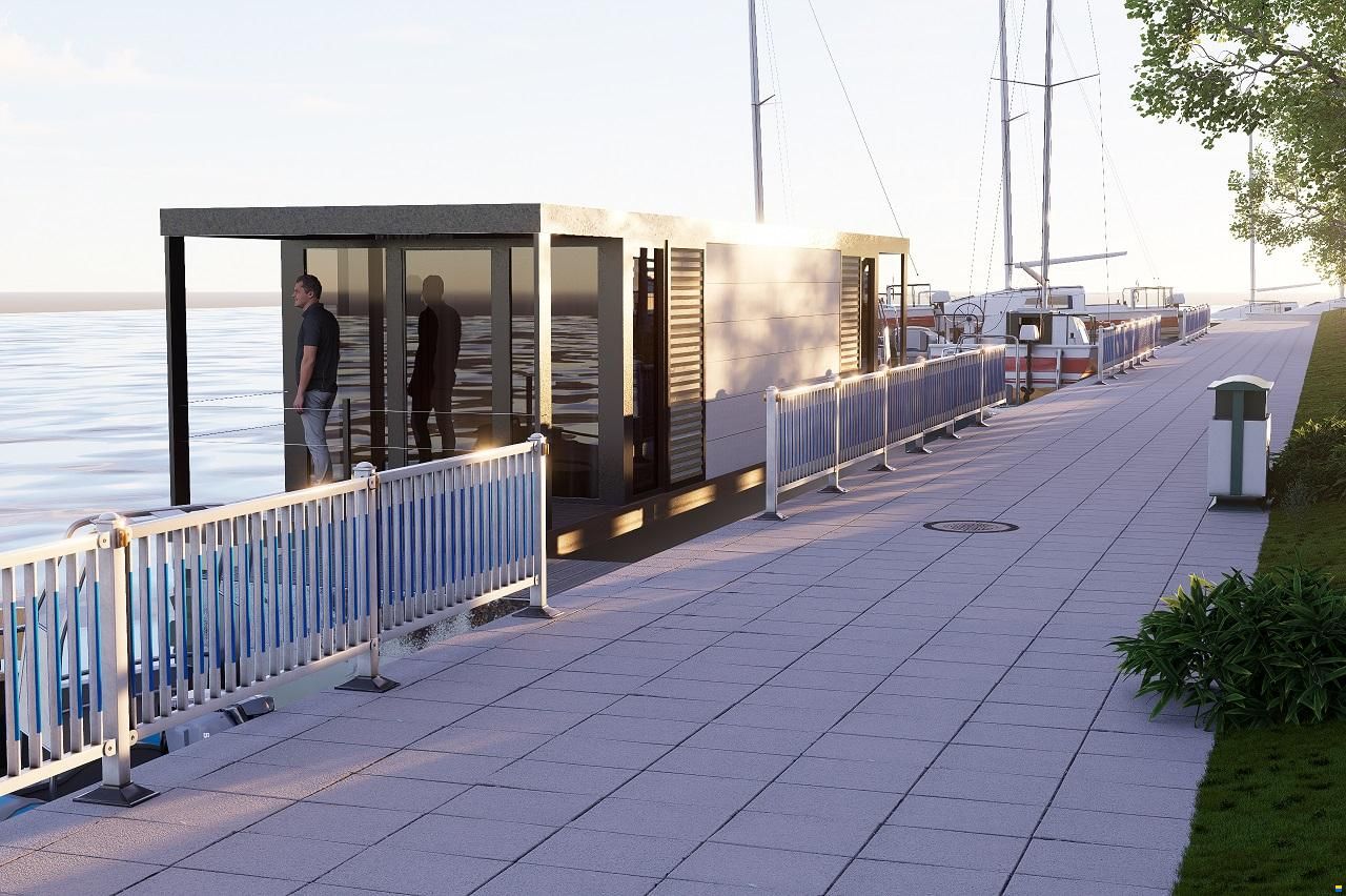 HOUSEBOAT SCHAB 12,1x3m