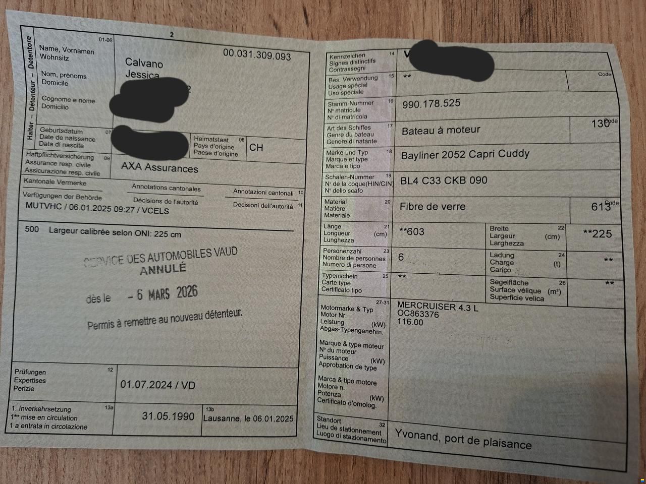 Bayliner 2052 Capri Cuddy