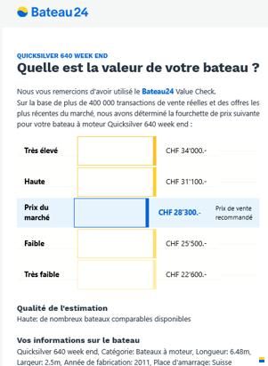 Quicksilver 640 week-end